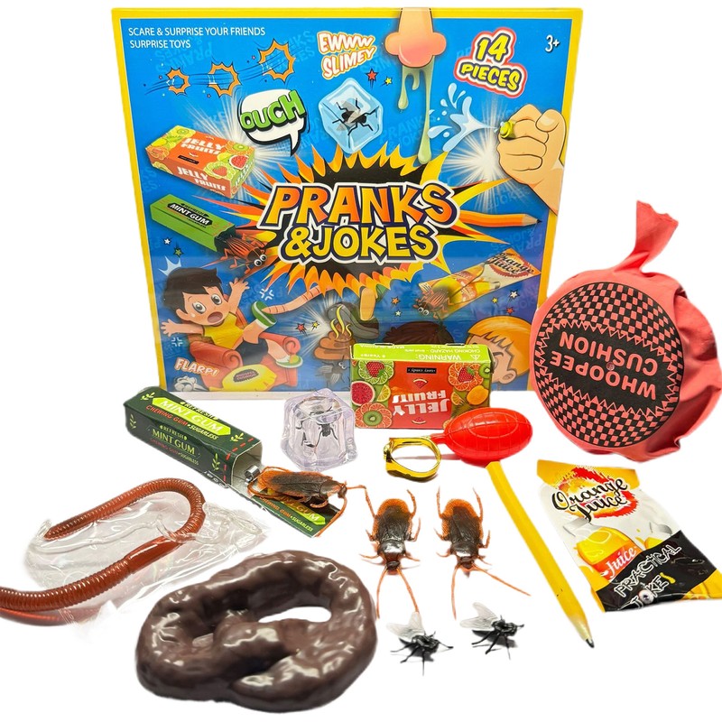 Prank Kit Pranks Pack Joke Toys Box Set April Fools