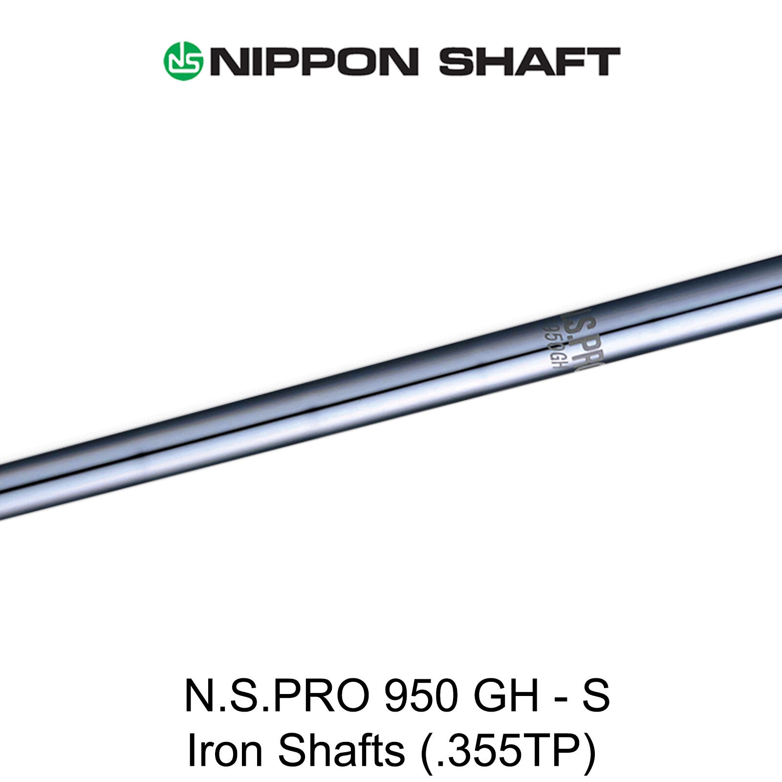 Nippon NS Pro 950GH - S Flex Steel Iron Shafts (.355TP Nippon NS Pro 950GH - S Flex Steel Iron Shafts (.355TP