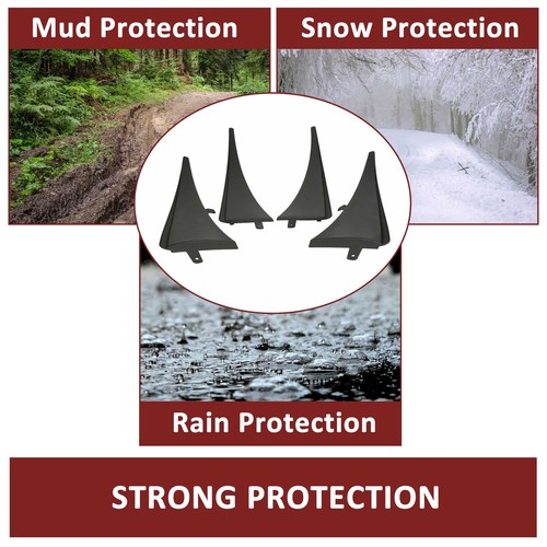 For 2014-2019 Chevy C7 Corvette Stingray/ Z06 Front &Rear Splash Guards Mud Flap