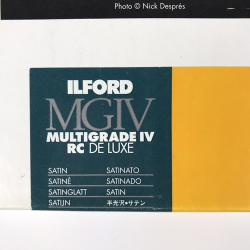 14 Sheets Ilford MGIV Multigrade IV RC De Luxe Satin 8x10 Photo Paper, Pre-owned