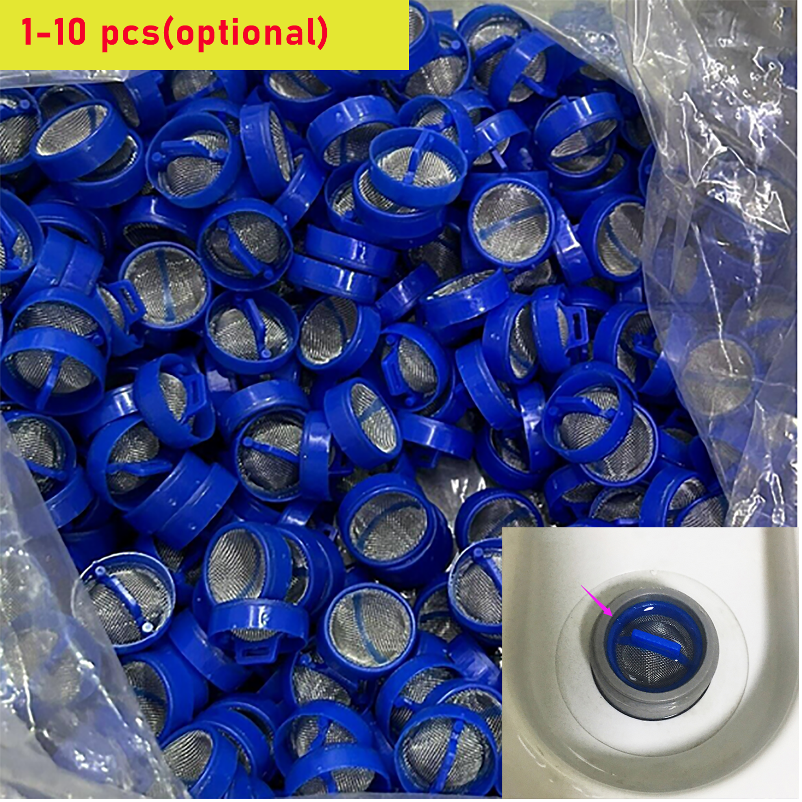 Washer Water Inlet Valve Filters Steel Mesh for Haier Automatic Washing Machine