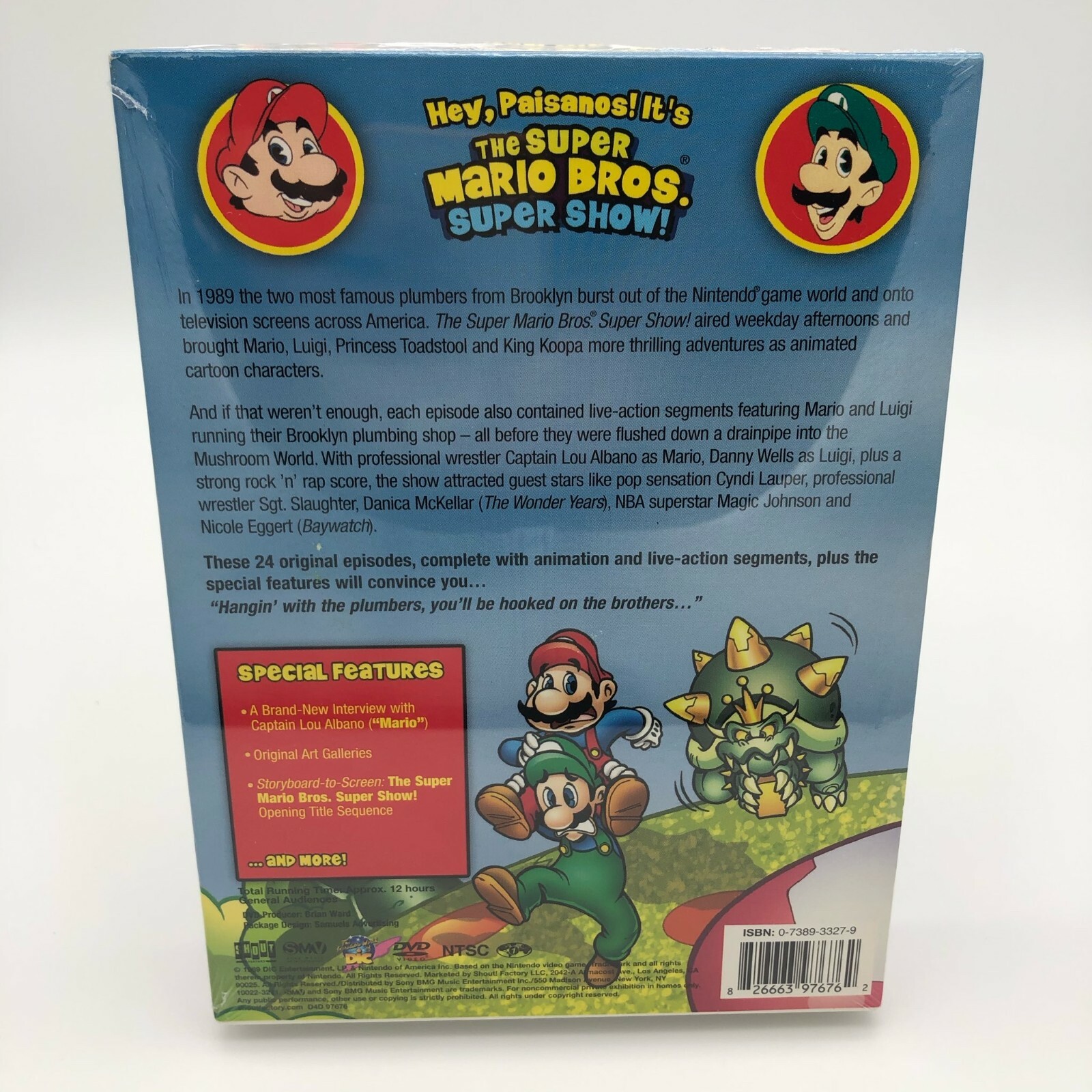 Super Mario Brothers Super Show - Vol. 1 (DVD, 2006, 4-Disc