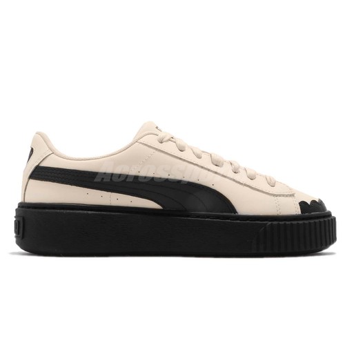 puma basket platform scallop