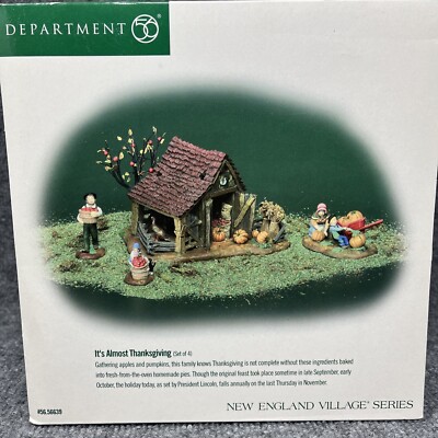 Department 56 New England Village Series It's Almost Thanksgiving