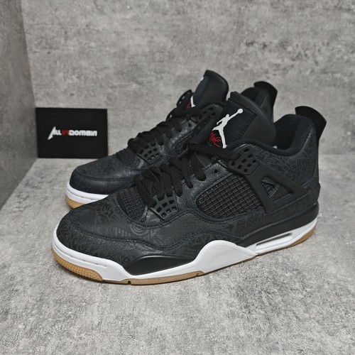 Level SS/New - Air Jordan 4 Retro Laser Black Gum 30th