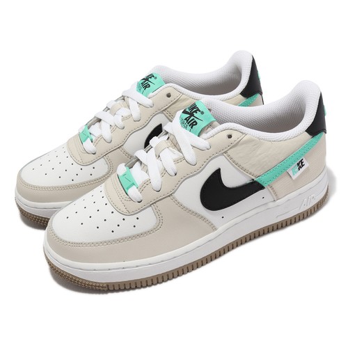 

Nike Air Force 1 LE GS Spliced Swoosh Ivory Kids Women AF1 Casual DX6062-101, Белый, Air Force 1 Le Gs