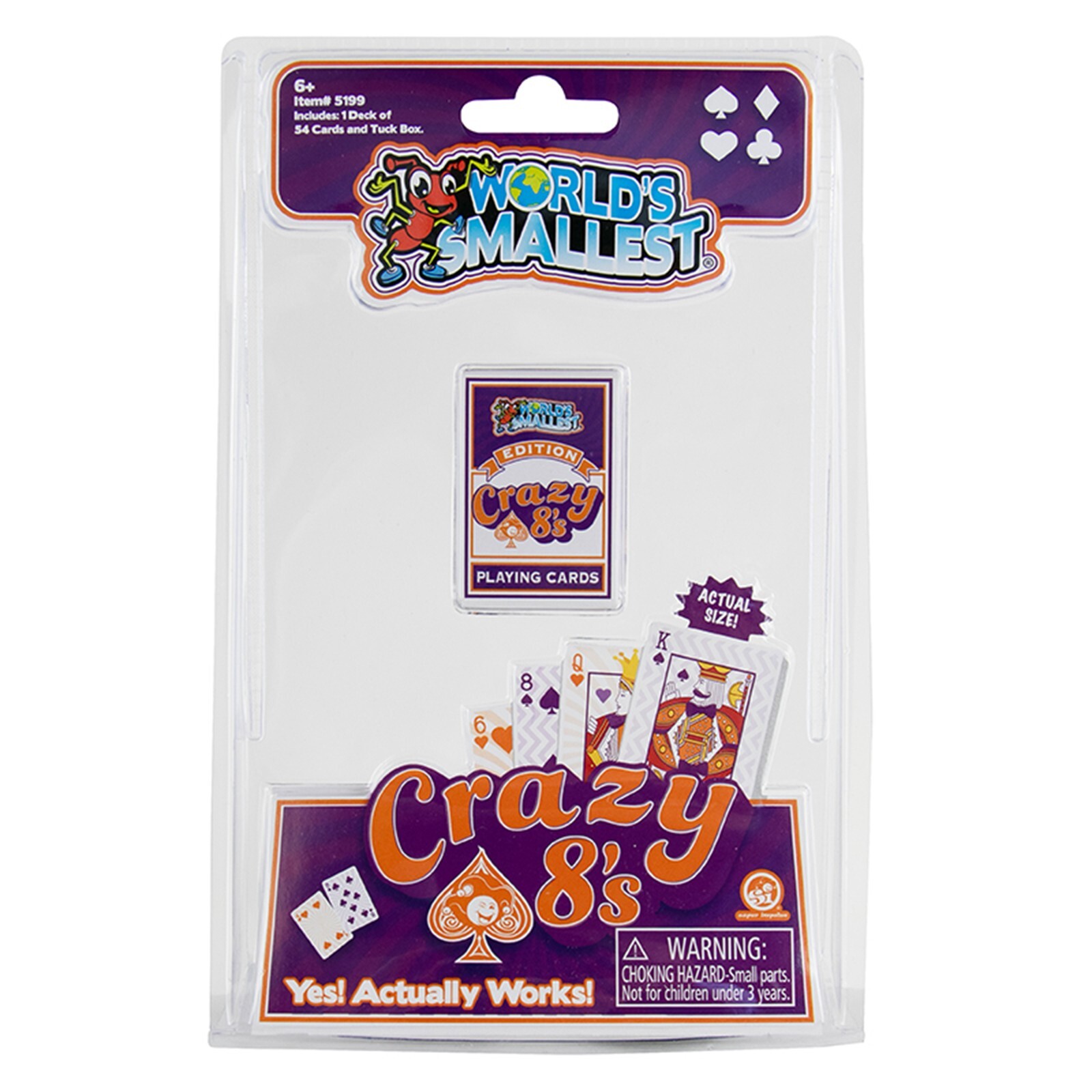 Суперимпульсные игральные карты Crazy 8s, самые маленькие В мире, НОВЫЕ В НАЛИЧИИ