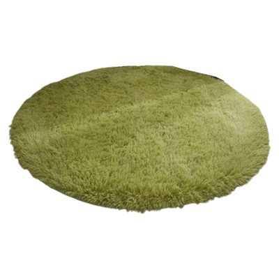 High-density Anti-slip Rug Child-friendly Area Plush Round Fluffy Rugs