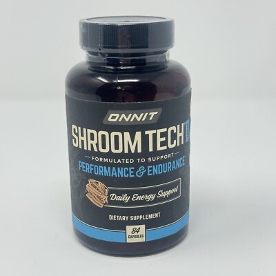ONNIT Shroom Tech Sport, Energy & Endurance, 84 Capsules | MFG 07/21, Fast Ship