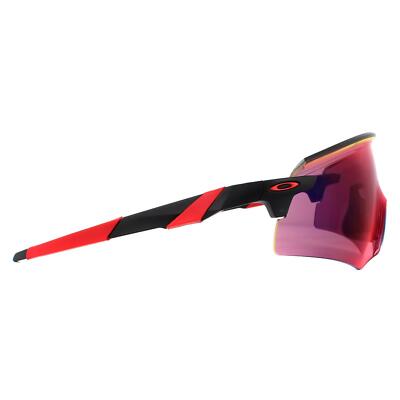 Pre-owned Oakley Sunglasses Encoder Oo9471-01 Matte Black Prizm Road In Red