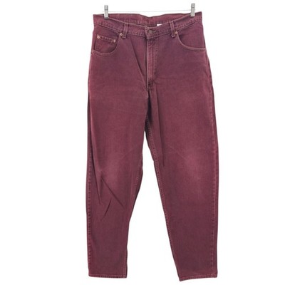 LEVI’S 560 Jeans MADE IN USA Purple Denim 100% Cotton Tapered Size 346x34