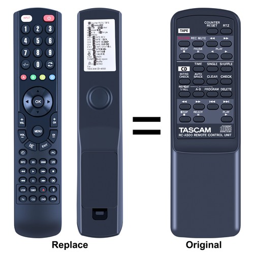 RC-A500 Replace Remote Control For TASCAM CD-A500 CD/Cassette