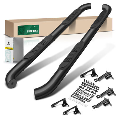 3 Inch Steel Round Side Step Nerf Bars for Dodge Durango 2011-2023 Sport Utility