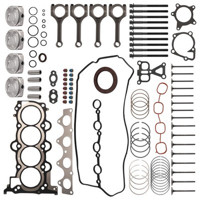 Full Head Gasket Set with Valves and Pistons for Hyundai Kia 1.6L 2012-2019