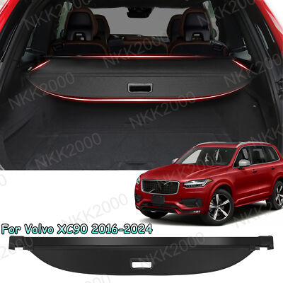 Trunk Cargo Cover For Volvo XC90 2016-2020 2021 2022 2023 2024 Security Cover