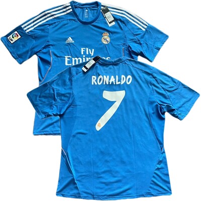 2013/14 Real Madrid Away Jersey #7 RONALDO XL Adidas Soccer 2013/14 Real Madrid Away Jersey #7 RONALDO XL Adidas Soccer