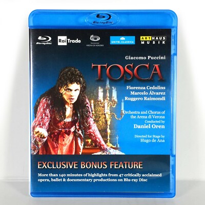 Puccini's - Tosca (Blu-ray, 2006, Widescreen) Like New !   Marcelo Alvarez