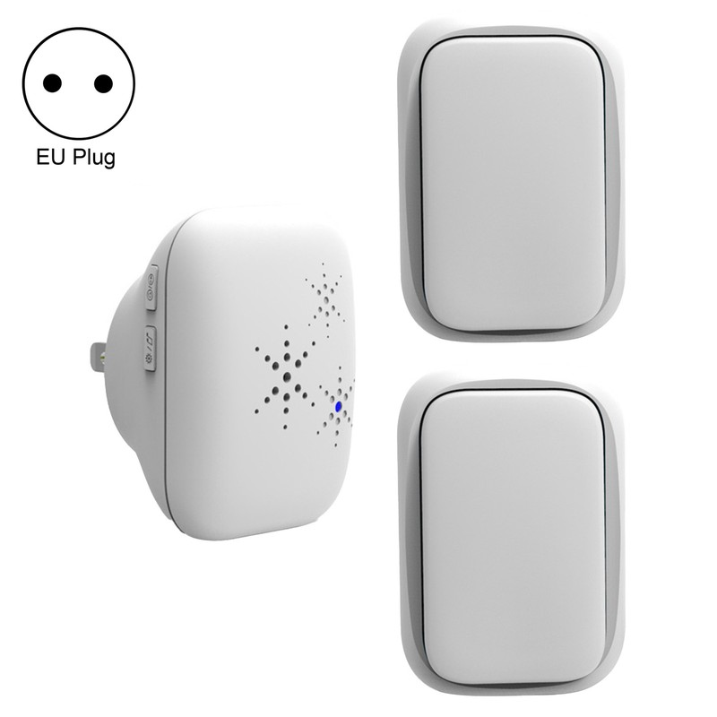 1 Set Smart Doorbell Self-powered Easy Installation Long Range Cordless