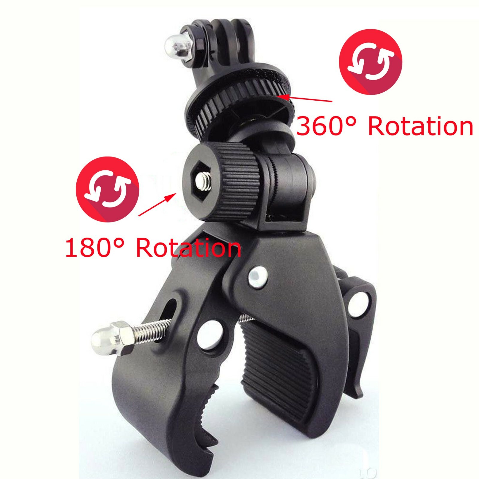 Bicycle Bike Motorcycle Handlebar Mount Holder Clamp For Gopro Hero 5 4 3+ 3 2 1