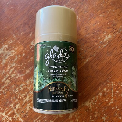 Glade Enchanted Evergreens Automatic Spray Refill Nutcracker Disney  NEW