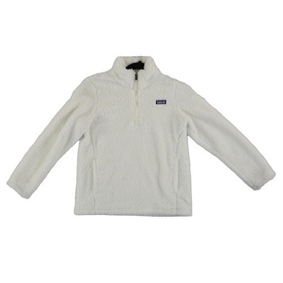 Patagonia Los Gatos Pullover Women's Size Large White Fleece Sweater Top