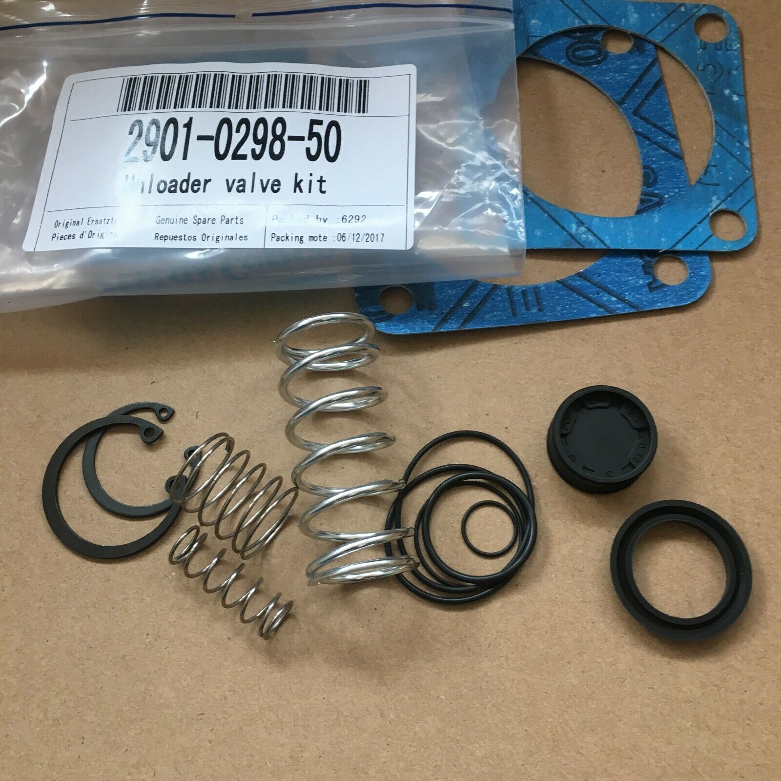 2901029850 Unloader Valve Service Kit for Atlas Copco 2901029850 Unloader Valve Service Kit for Atlas Copco