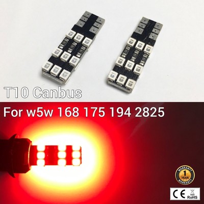 CANBUS T10 SMD LED 6000K WHITE BULBS LICENSE PLATE 168 194 12961 W5W FOR DODGE