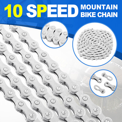 Bike Chain 10 Speed for MTB / Road Bicycle Chain 116L Mountain Bike Chain US