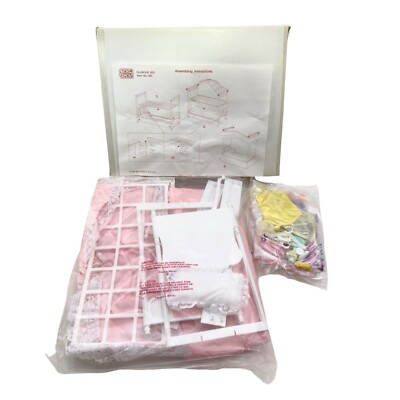 Barbie Zima #320 Glamour Bed Canopy Pink & White Sealed Read