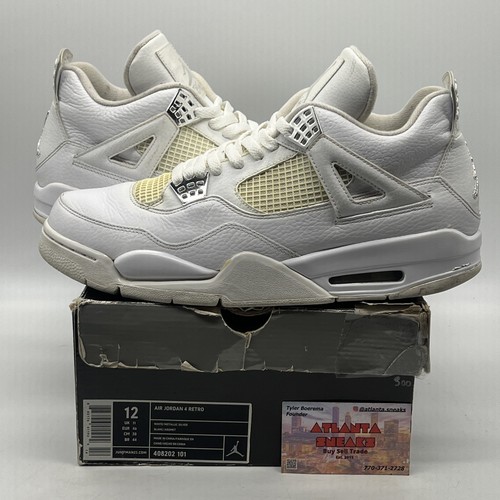Air Jordan 4 ホワイト/ゴールド 箱付き 3/25発売｜Nike WMNS Air Jordan 4 Retro 