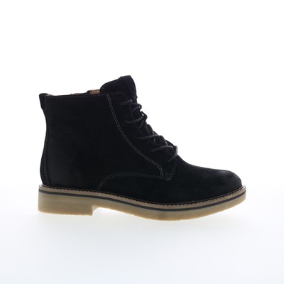 Comfortiva Resee CT0025521 Womens Black Suede Zipper Casual Dress Boots