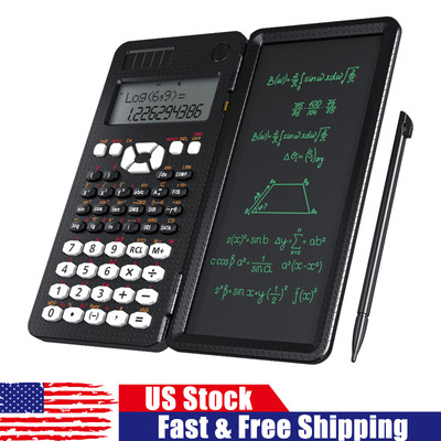 Solar Scientific Calculator LCD Display 349 Functions Upgraded With Notepad