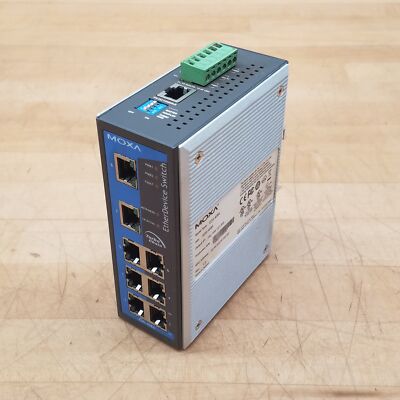 Moxa EDS 408A Entry-Level Managed Ethernet Switch, 8 Ports, 10/100BaseT(X)