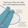 TOTBASIC Baby Swaddle Blanket 3-6 Months, 1.0 TOG 3-Way Adjustable Baby Sleep Sack, Sage