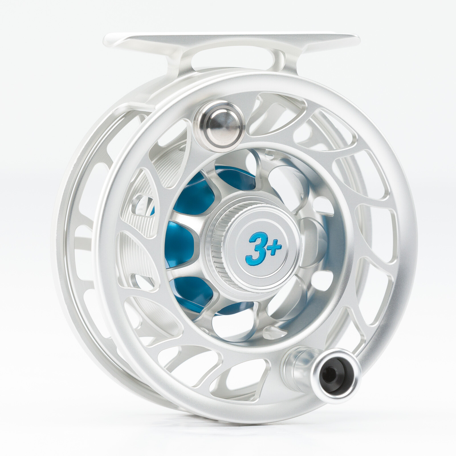 Hatch Iconic 3+ Clear/Blue Large Arbor Reel - Free Line - FREE 2 DAY SHIPPING