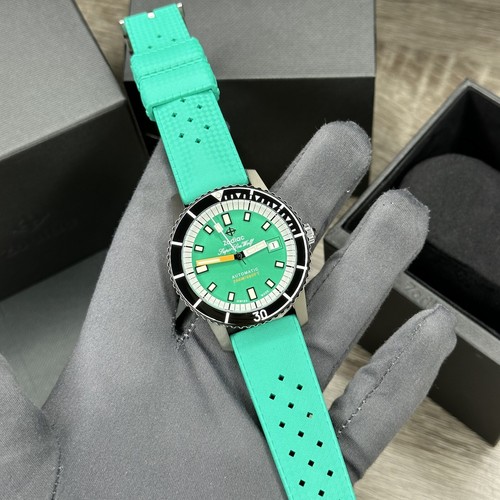 ZODIAC NEW✅SWISS AUTOMATIC✅ ZODIAC SUPER SEA WOLF COMPRESSION SILICONE MEN WATCH ZO9305