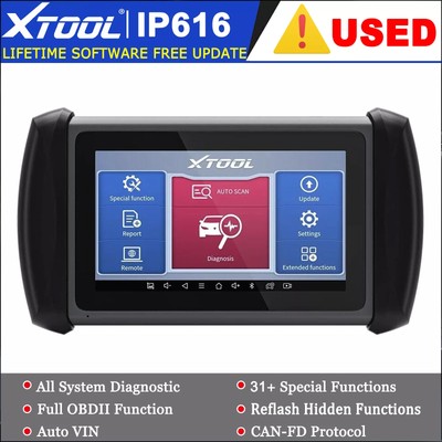 XTOOL IP616 Auto Car OBD2 Scanner Full System Diagnostic Programmer Tool CANFD