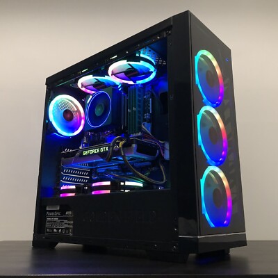 VR READY GTX TITAN GAMING PC INTEL i7 16GB RAM 4TB HDD 120GB SSD WINDOWS 10 PRO