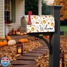 Fall Mailbox Covers Magnetic Standard Size Welcome Pumpkin Post Letter Box Wraps Decorative Autumn Leaves Mailbox Cover for Outdoor Garden Yard Home Decor Fall Thanksgiving Decorations 21