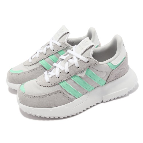 adidas Originals Retropy F2 C Grey Mint White Kids Повседневная обувь для дошкольников GY3783