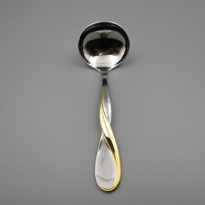 Oneida Stainless GOLDEN AQUARIUS Gravy Ladle NOS USA