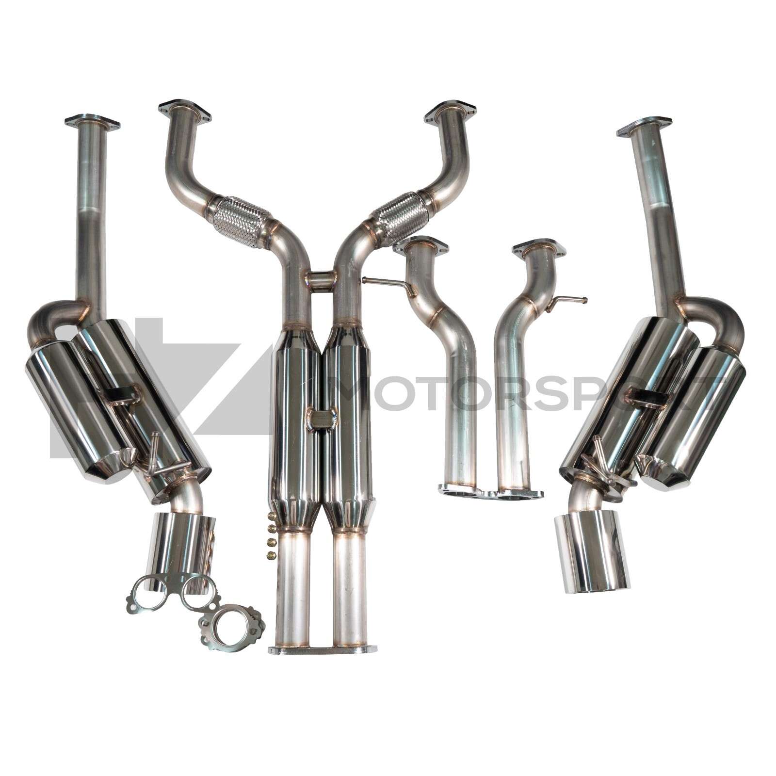 その他 katsu Amazon.com: DNA MOTORING CBE-370Z-D-T3 Stainless Steel Cat