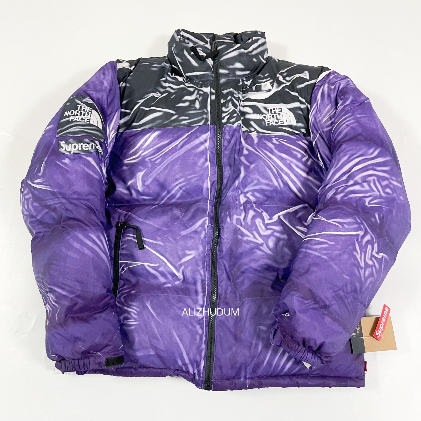 SUPREME SS23 THE NORTH FACE TROMPE L'OEIL PRINTED NUPTSE JACKET