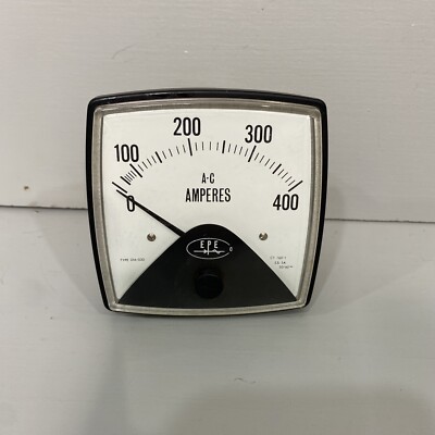 Crompton Panel Mount Meter Gauge AC Amperes 0-400