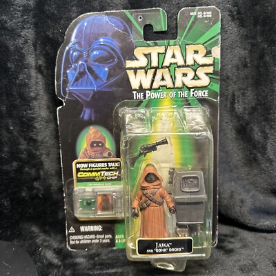 Hasbro 1999 Star Wars Power of the Force POTF Jawa ''Gonk'' Droid CommTech Figure