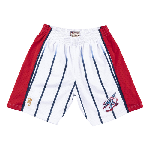 Белые шорты Mitchell & Ness NBA Houston Rockets 1996-97, домашние шорты Swingman