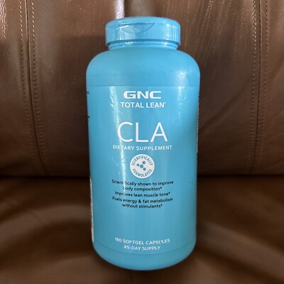 GNC Total Lean CLA 180 Softgels Exp 2/26
