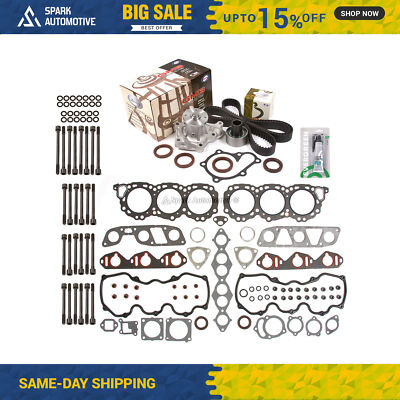 Head Gasket Set Timing Belt Kit Water Pump Fit 95-98 Nissan Mercury VG30E