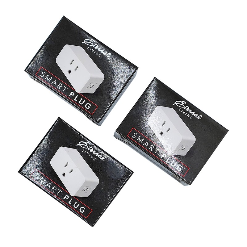 Eternal Living Smart Plug 3 Pack - WiFi Outlet Alexa