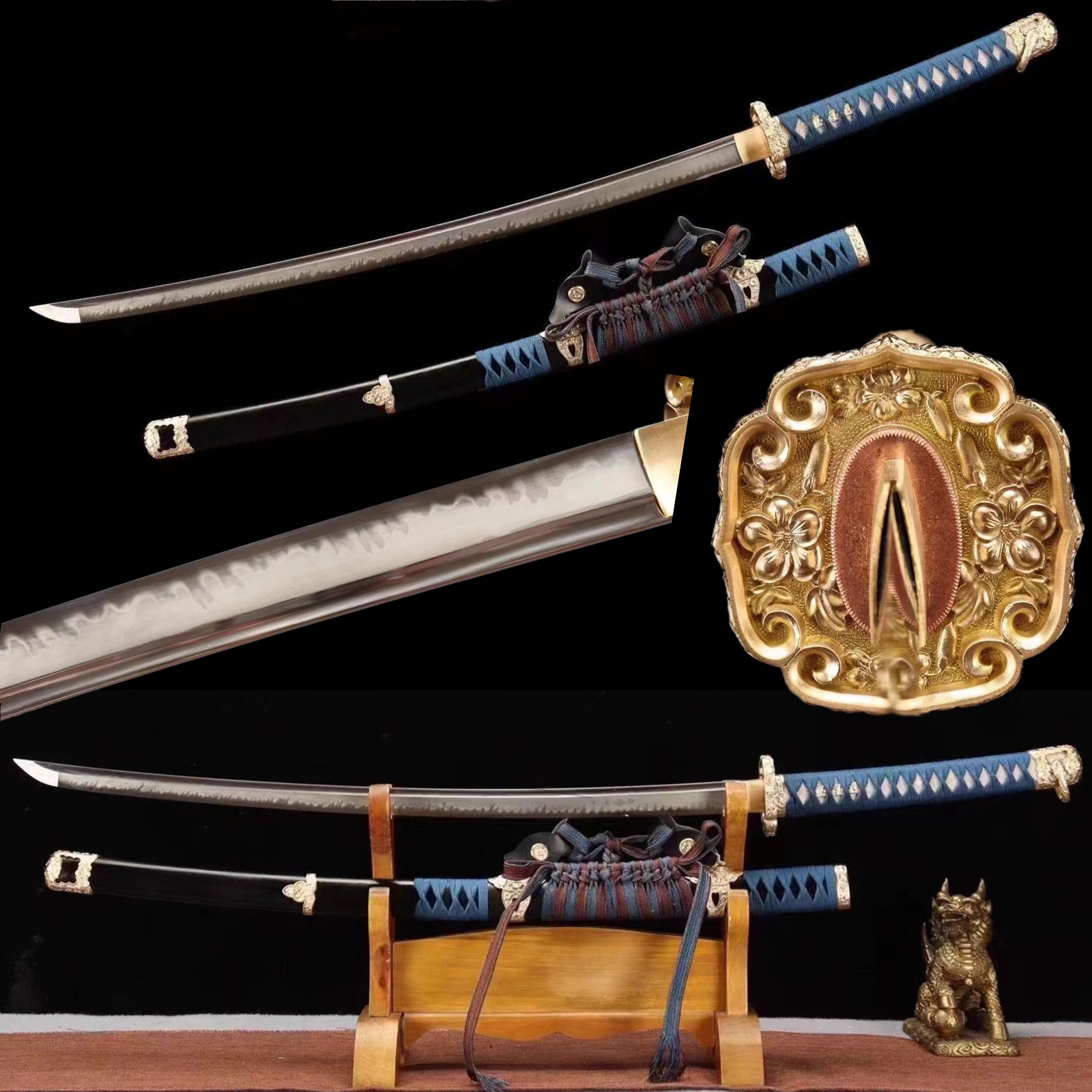 純銅精彫銅装T10焼刃『トンボ』古兵器 武具 刀装具 日本刀 模造刀 居合刀 純銅精彫銅装T10焼刃『トンボ』古兵器 武具 刀装具 日本刀 模造